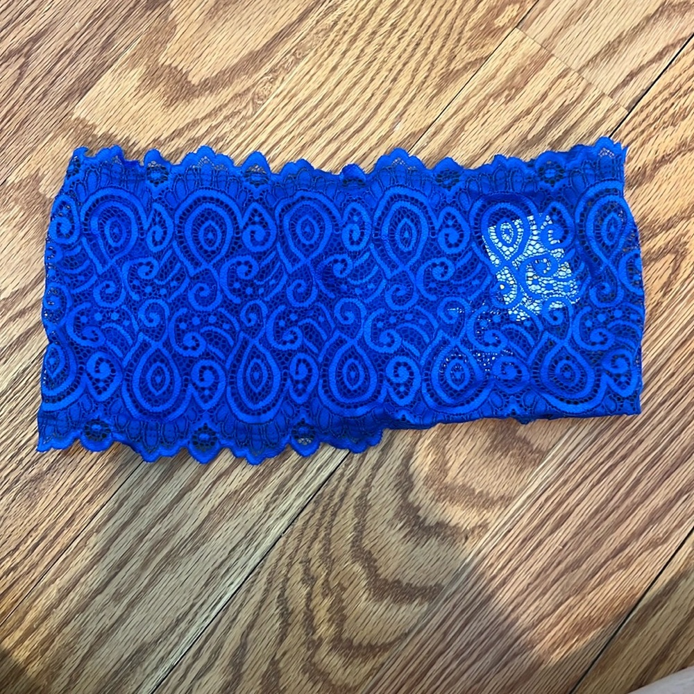 NWT Blue Bandeau